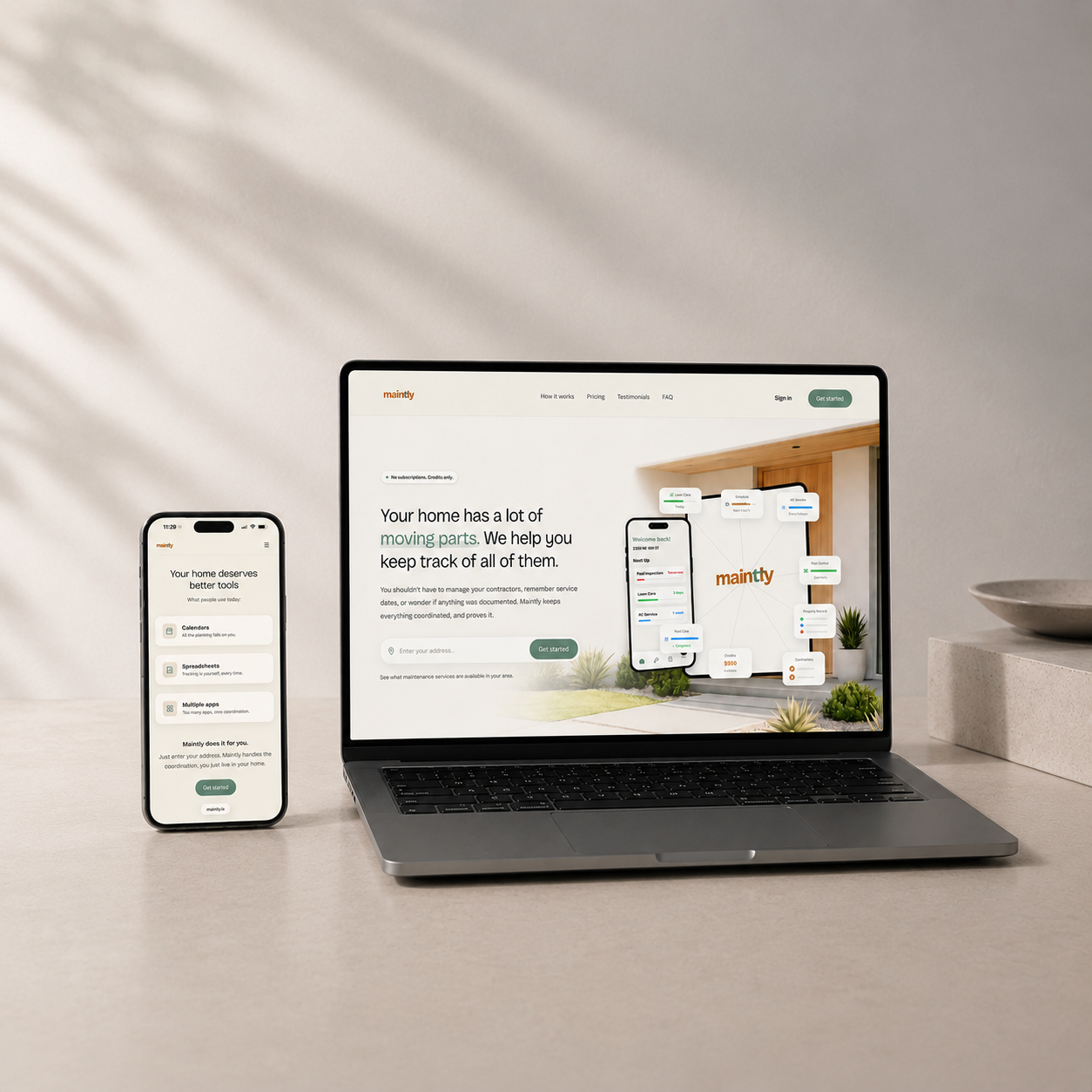 Maintly.io Webapp